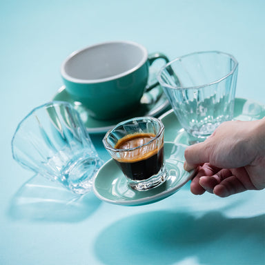 Loveramics Cortado & Cappuccino Twisted Glass Collection