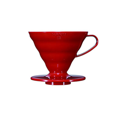 Hario V60 Plastic Coffee Dripper Red - Size 02 (VD-02R)